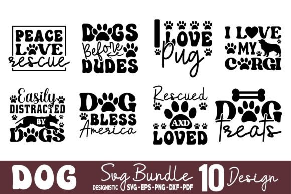 Dog SVG Bundle for Embroidery Projects