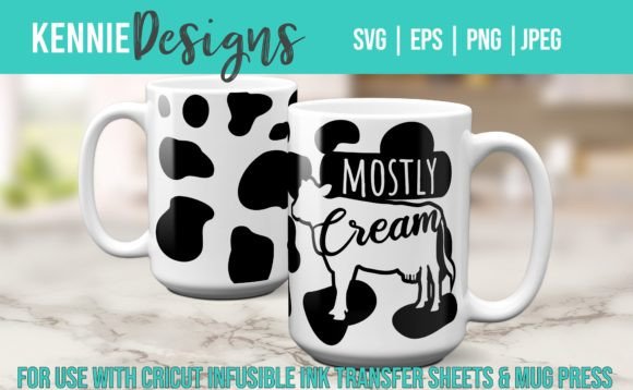 Mostly Cream Funny Cow Pattern SVG Review